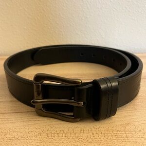 Duluth Trading Men's Lifetime Leather Black Belt Size 32
